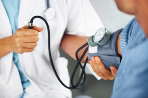 Blutdruck Messgerät Arzt Patient